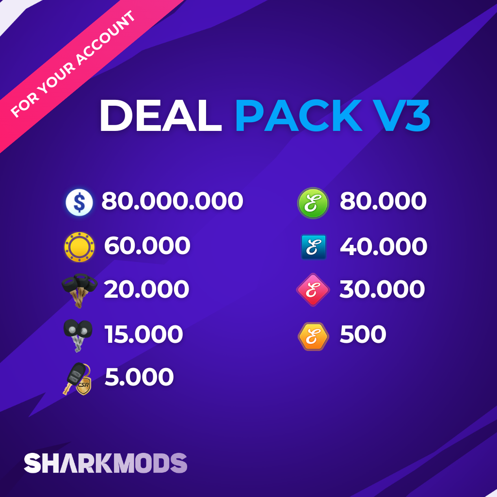 CSR2 MODS - Deal Pack V3